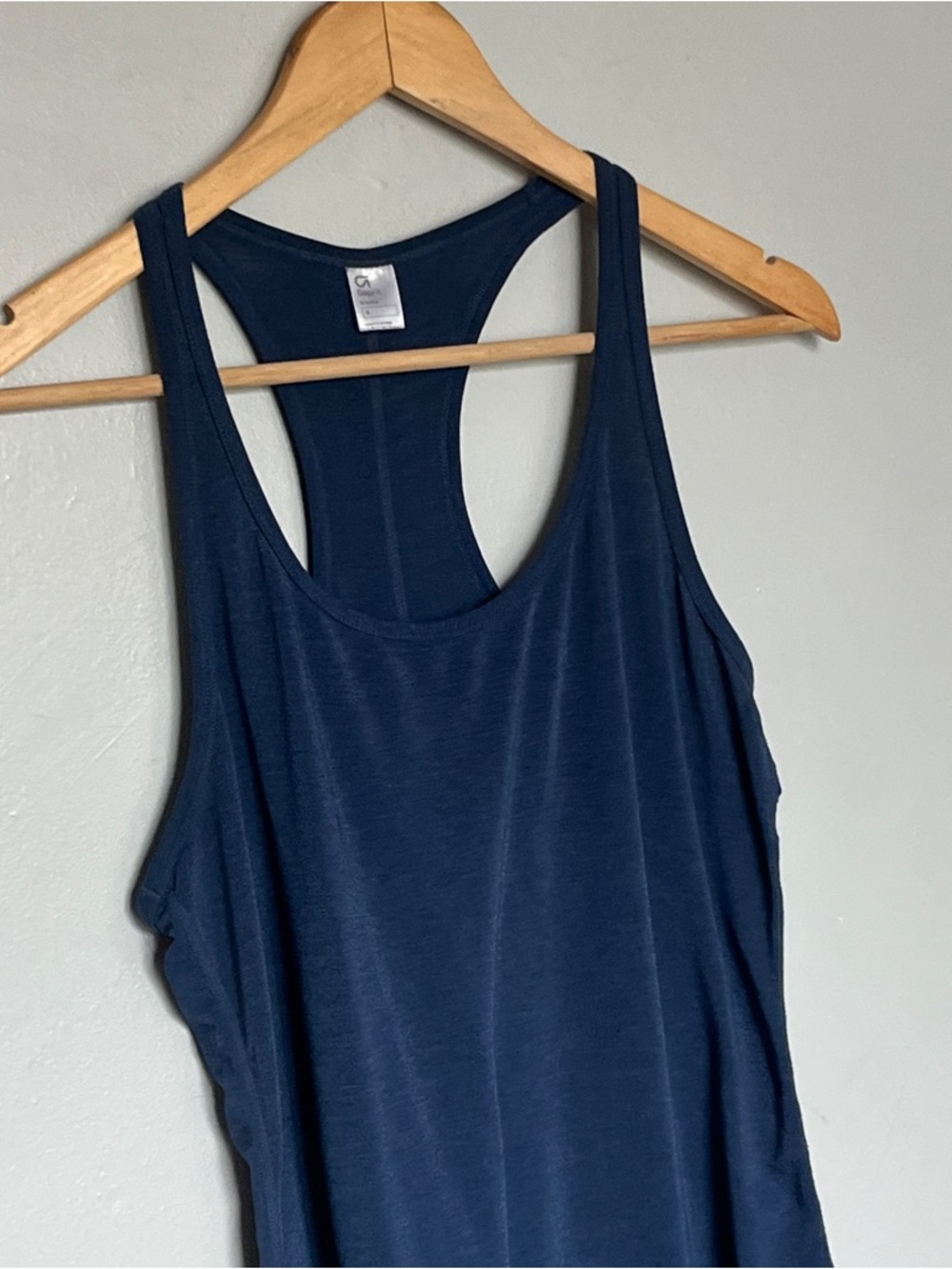Navy Racerback Tank Top - Picture 3 of 7